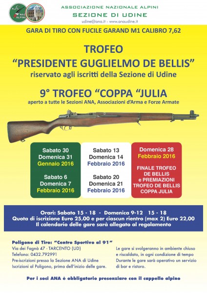 Manifesto Trofeo De Bellis e Coppa Julia-2016