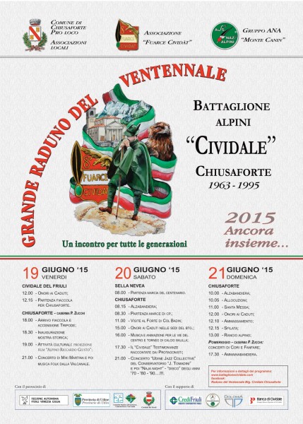 Ventennale btg Cividale (locandina)