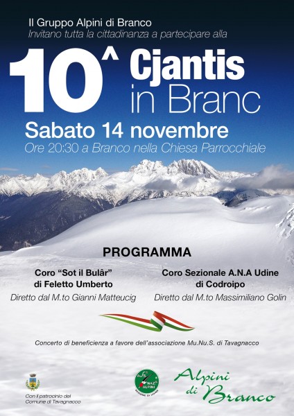 Locandina 10^Cjantis in Branc