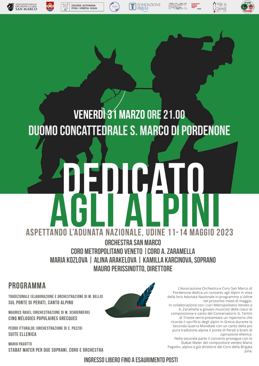 Concerto Alpini Locandina 1